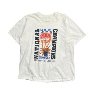 Vintage 1998 Kentucky Wildcats NCAA National Champions T-shirt - L